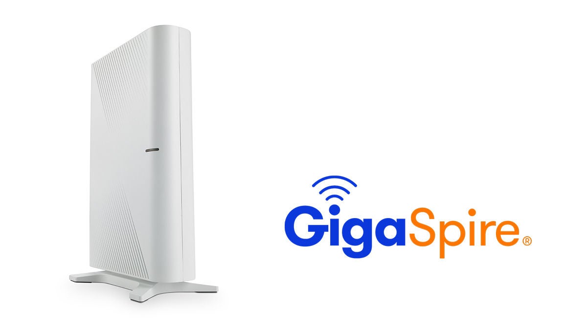 GigaSpire u6t system and logo