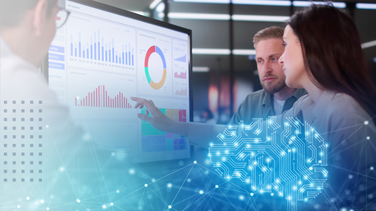 Chart, analytics or accounting business people brainstorming with graph presentation in office for revenue, profit or sale statistics