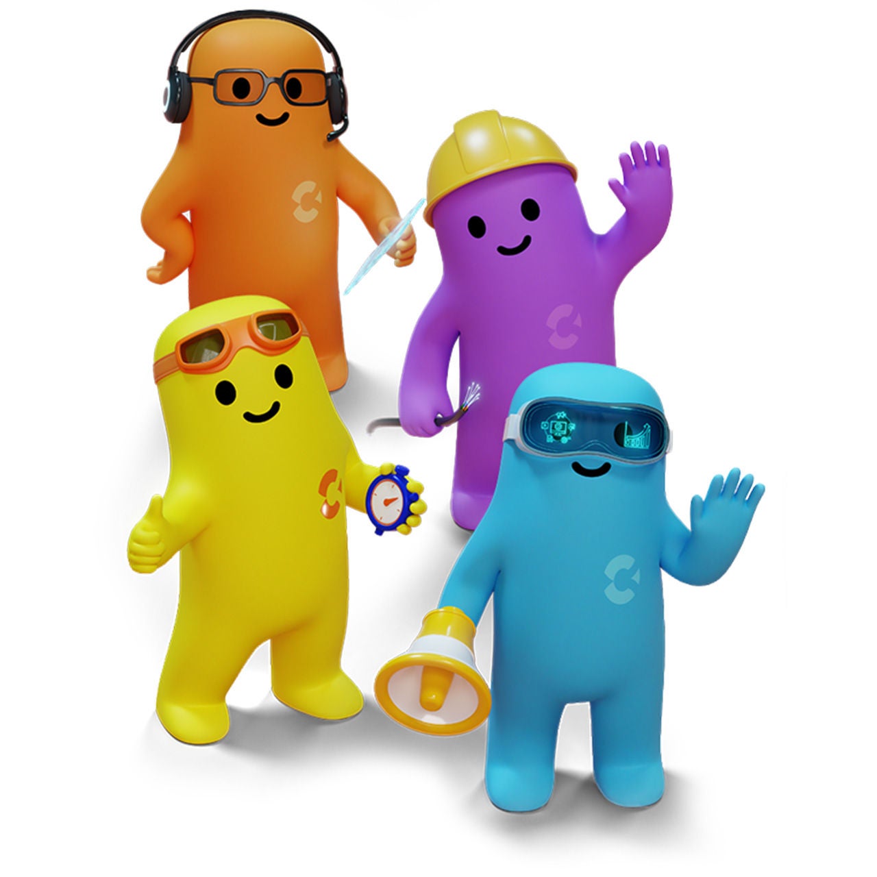 Calix AI agents characters