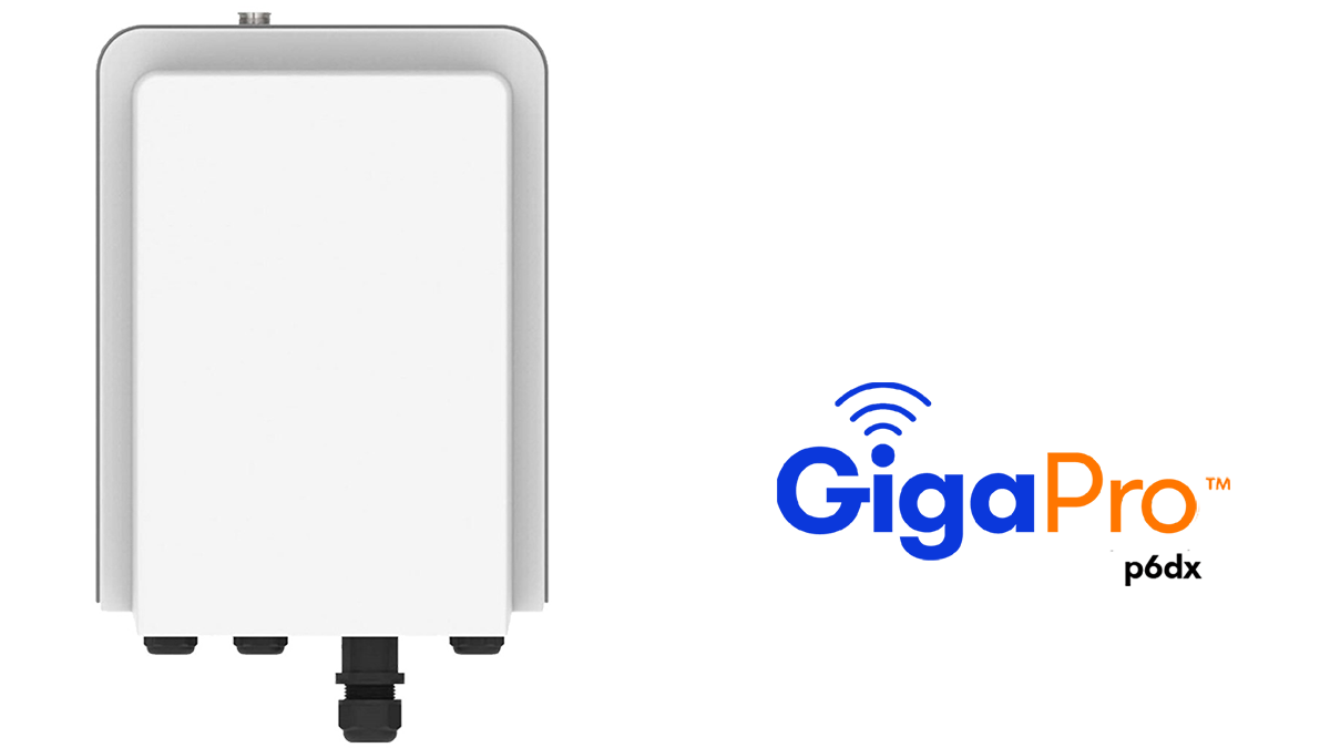 GigaPro p6dx with orange blue wifi logo