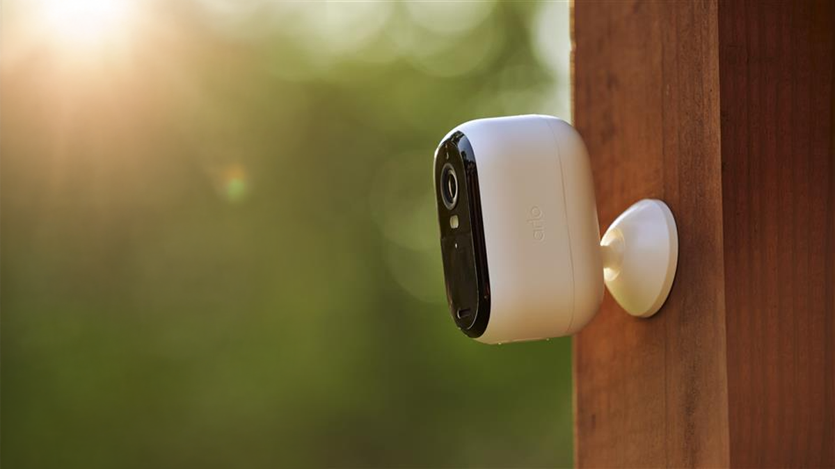 Arlo camera posted to outdoor space Arlo camera posted to outdoor space