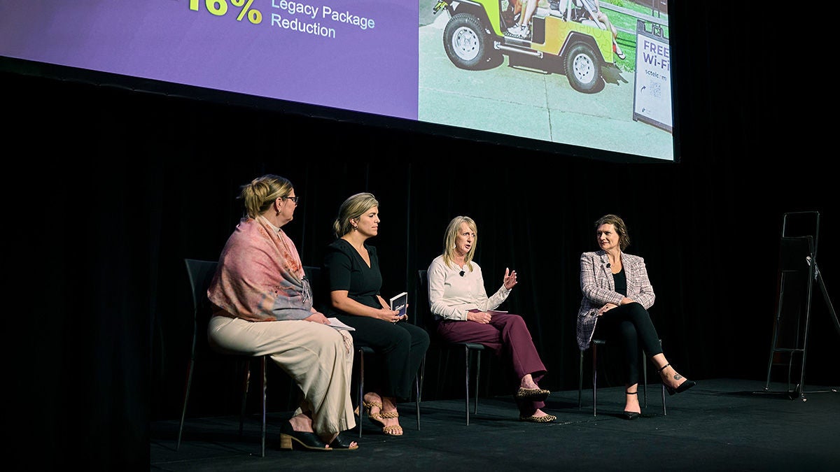 Panel of women at ConneXions session