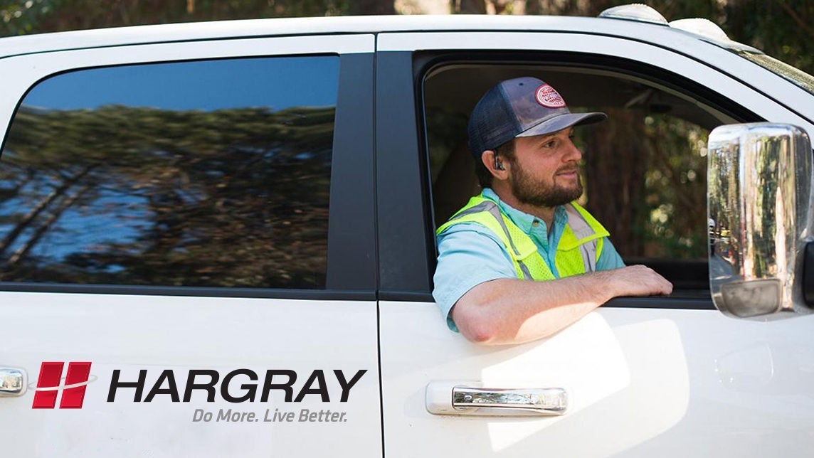 Technician in Hargray truck