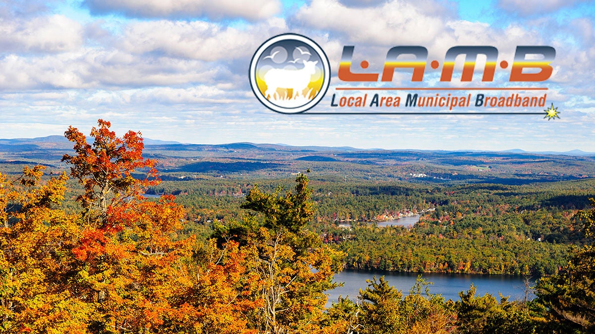 Sterling Lamb logo over valley