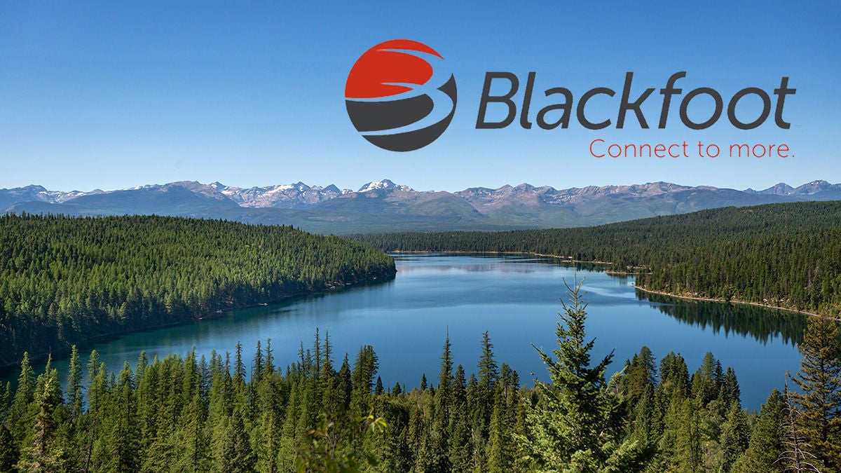 Blackfoot Communications Blue meets green in this summer shot of a mountain lake