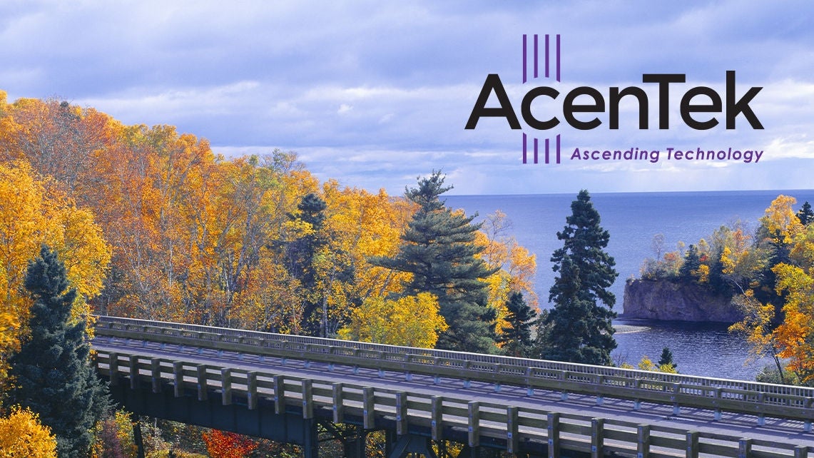 rural scene and AcenTek logo